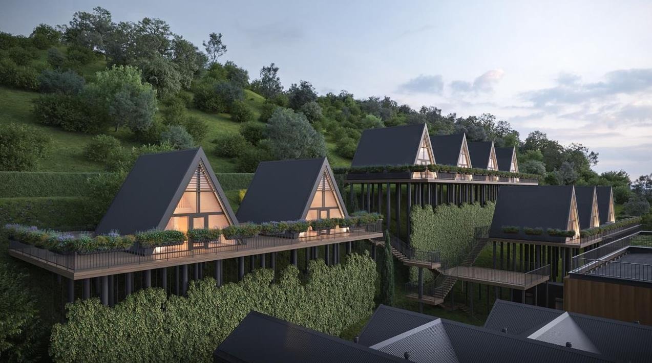 A-frame на опорах